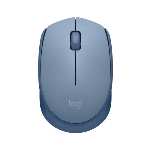 Mouse Inalámbrico Logitech Azul Gris M170