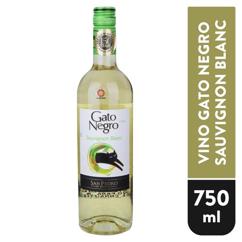 Vino blanco Gato Negro sauvignon botella - 750 ml
