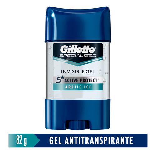 Gel Invisible Antitranspirante Gillette Specialized Arctic Ice -82 g