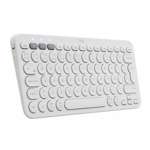 Teclado inalámbrico Bluetooth® multidispositivo Logitech K380 Blanco