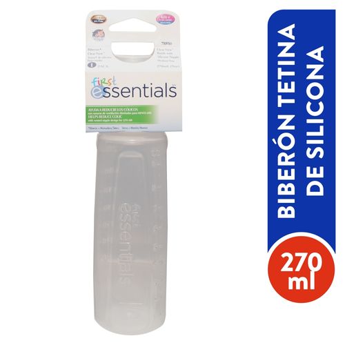 Biberon Clear View 9Oz. Tetina 1Pk