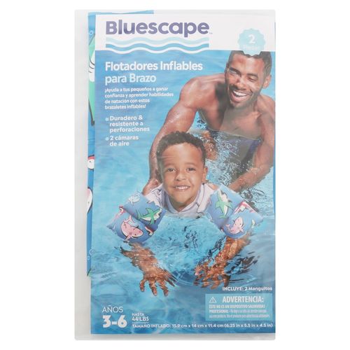 Flotador Inflable Brazitos Tiburon Blues