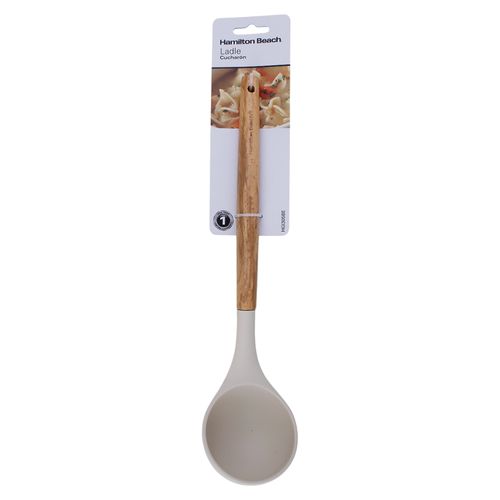 Cucharon De Silicon Con Mango De Madera