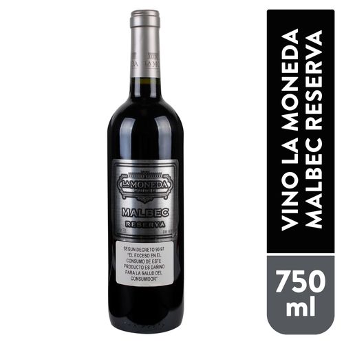 Vino La Moneda Malbec Reserva - 750ml