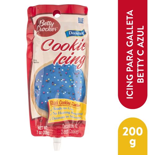 Glaceado Betty Crocker para galleta color azul - 200 g
