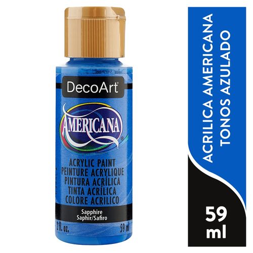 Pintura DecorArt Acrilica Americana Tonos Azulado - 59ml