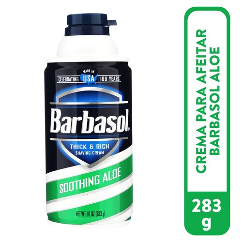 Espuma de afeitar Barbasol aloe - 283 g