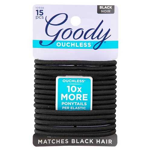 Cola Goody  Para Cabello Elastica Negra - 1 Unidad