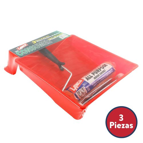 Kit Lanco Bandeja Rodillo Felpa