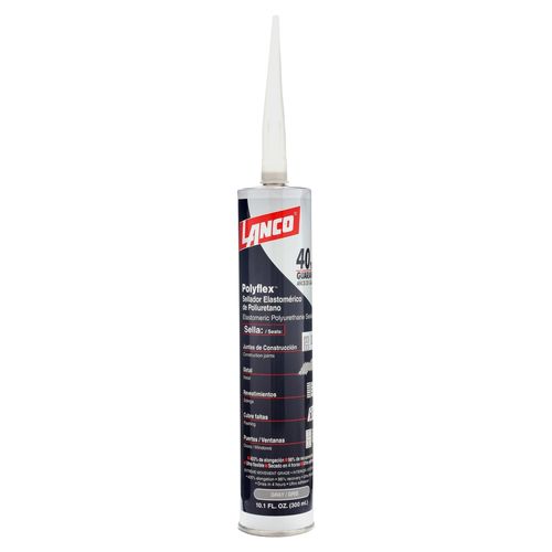 Sellador y adhesivo de poliuretano Lanco polyflex aluminium gray -10.3 onz