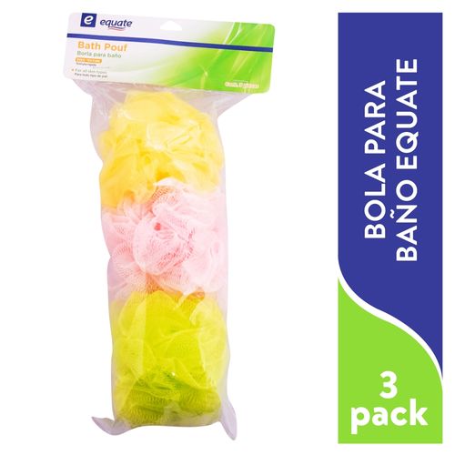 3 Pack Esponja Equate Borla Baño