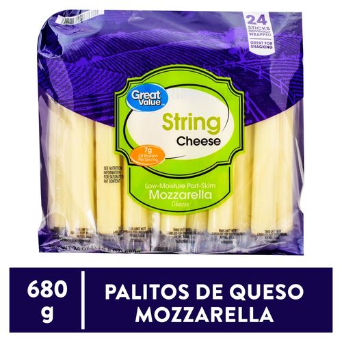 Palitos De Queso Great Value Mozzarella - 680 g