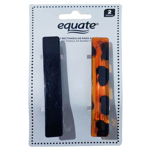 Ganchos Equate  Rectangulares 2 Piezas
