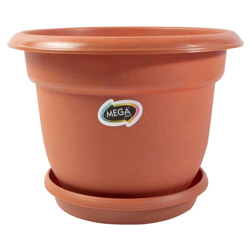Megaplast Maceta Fiore Con Plato No.2