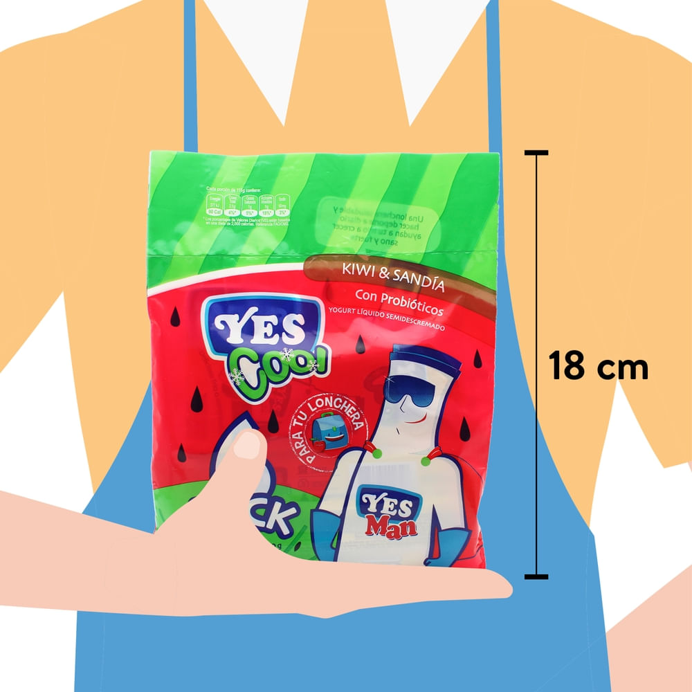 Comprar Yogurt Yescool Kiwi Sandia 6 Pack - 69O g | Walmart Costa