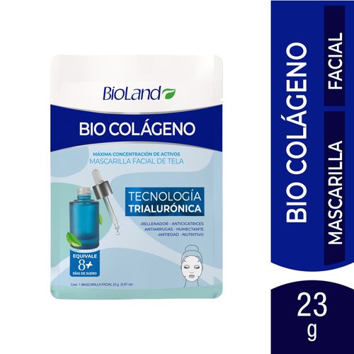 Mascarilla Bioland Bio Colageno Facial - 23 g