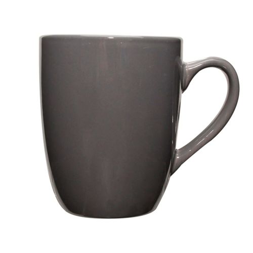 Ms Taza De Porcelana 12onz Color Gris
