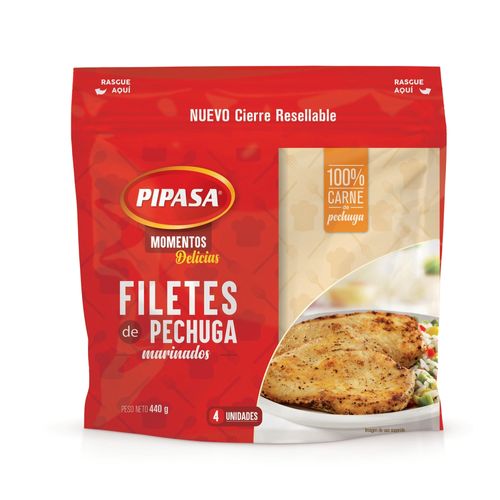 Filete de Pollo Marinado Pipasa Congelado - 440 g
