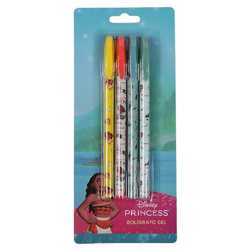 Bolígrafos Moana con diseños -4 uds