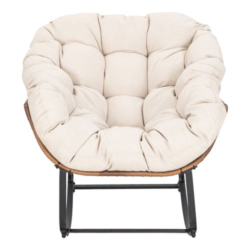 Rocking Chair Home Trends Beige Avella 88X114X95Cm