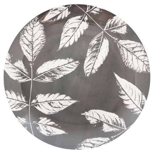 Ms Plato Plano De Porcelana 9.5 Gris