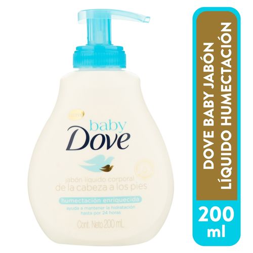 Jabón Líquido Dove Baby, Enriquecida -200ml