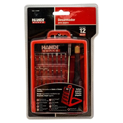 Desarmador  Handi Works para Joyero -32 Piezas