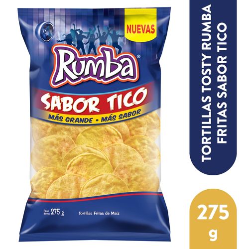 Snack Tosty Rumba sabor tico - 275 g