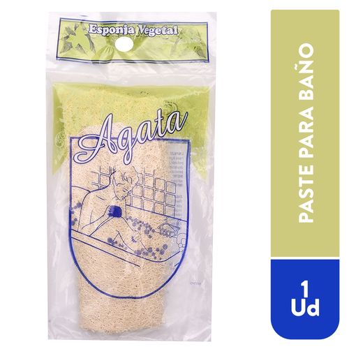 Esponja Vetal Agata Para Baño - 1 Unidad