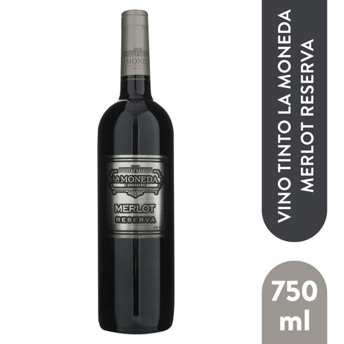 Vino Tinto La Moneda Merlot Reserva - 750ml
