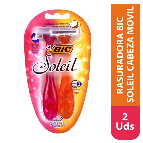 Rasuradora Bic Soleil  Verde Blister 2U