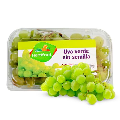 Uva Hortifruti verde empacado - 500 g