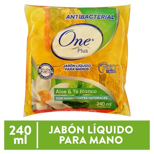 Jabón One Plus Líquido Burbujas -240ml