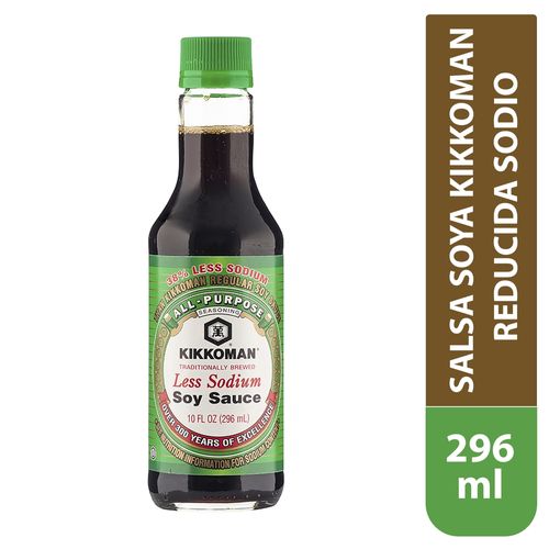 Salsa Kikkoman Soya Reducida Sodio -296ml