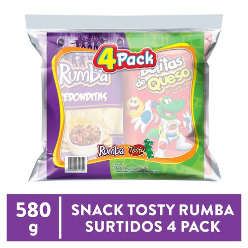 Snack Tosty rumba 4 pack  - 580 g