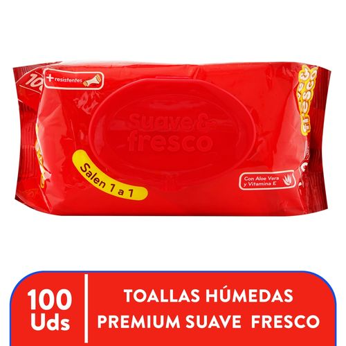 Toalla Premium Suave Fresco 100 U