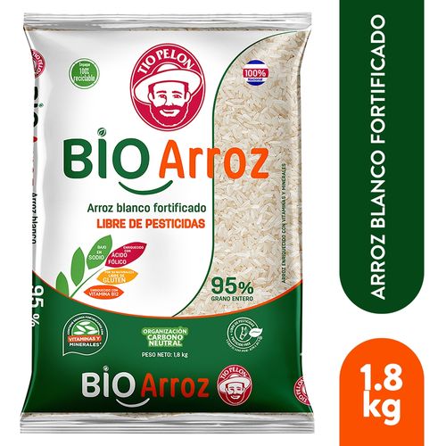 Arroz Tío Pelón Bio 95% grano entero - 1800 g