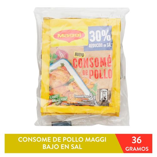 Consome Maggi Pollo Bajo En Sal - 36 g