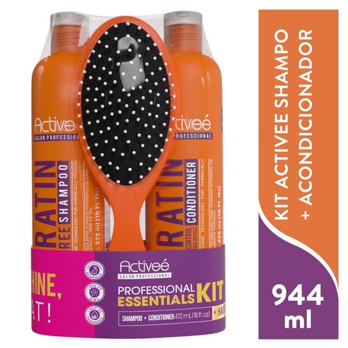 Kit Activee Keratin Sh Aco Cepill 944 Ml