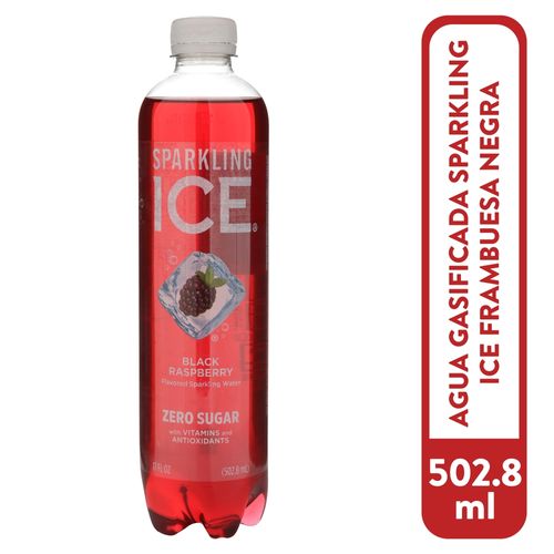 Agua gasificada Sparkling Ice frambuesa - 502.8 ml