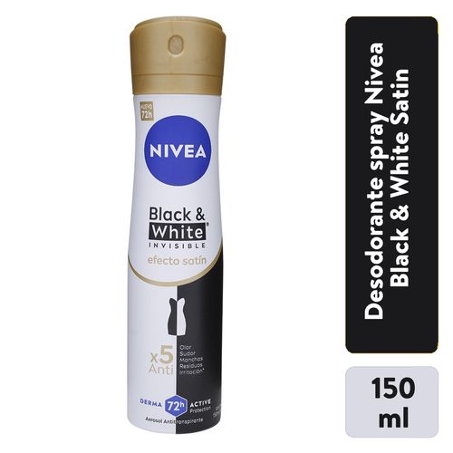 Desodorante Nivea Antimanchas Femenino Invisible Efecto Satín - 150 ml