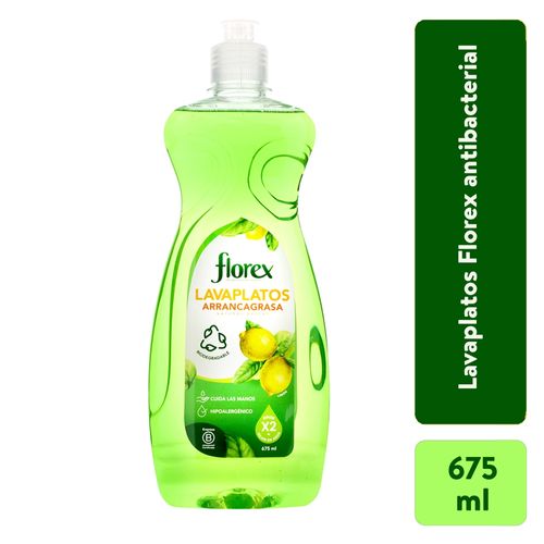 Lavaplatos Florex Liquido Amigable Con El Ambiente - 675ml
