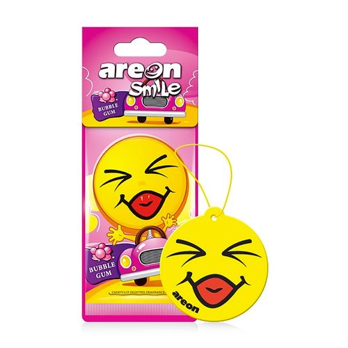 Aromatizante Areon  Para Carro Papel Smile Bubble Gum
