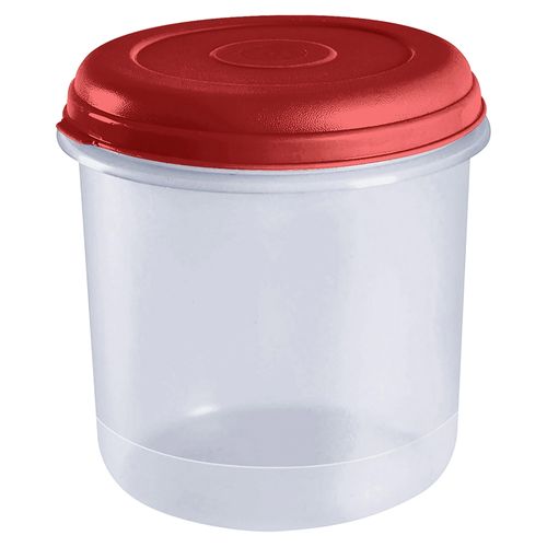 Bote Guateplast Cilindrico color Rojo 110oz  - unidad