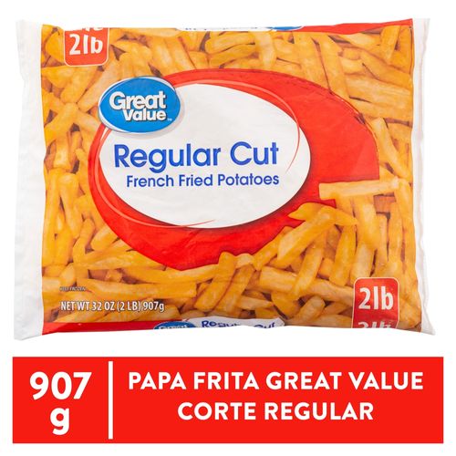 Papa Frita Great Value Corte Regular - 907 g