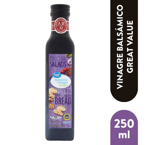 Vinagre Great Value Balsamico -250ml