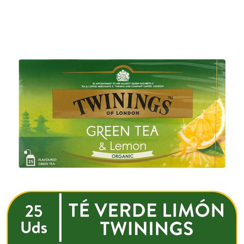 Té Twinings Green Lemon 25 Sobres - 37.5 g