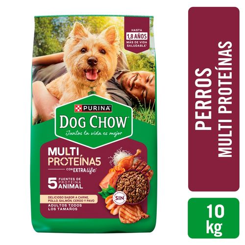 Alimento para perro Purina Dog Chow Multiproteína todos los tamaños 10 kg
