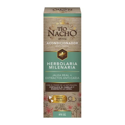 Acondicionador Tío Nacho Herbolaria Milenaria Jalea Real + Extractos Anti-caída -415 ml