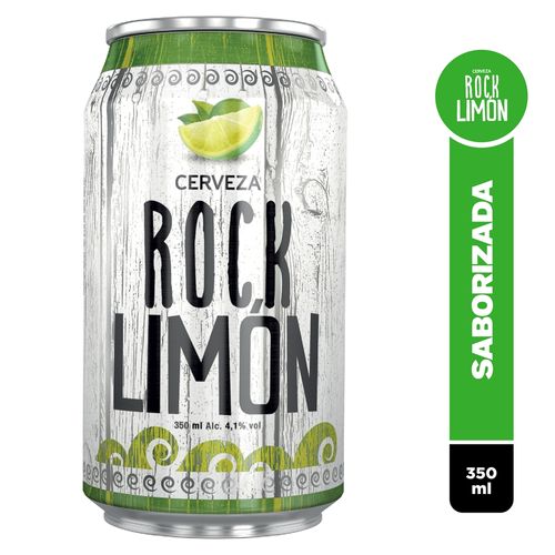 Cerveza Rock Limón lata 350ml